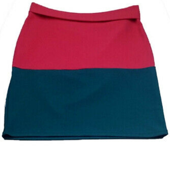 Lularoe Skirt Size XL Cassie Color Block NWT - Picture 4 of 9